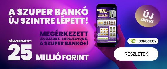 Szuperbankó+ e-sorsjegy